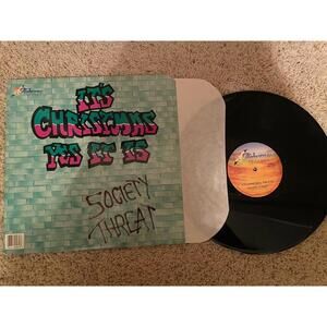 Society Threat ‎– It's Christmas, Yes It Is  - Vintage Vinyl Record